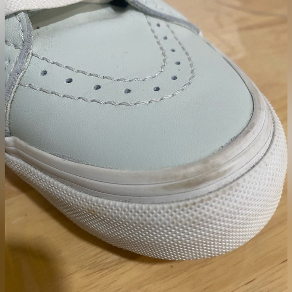 Mint Leather Vans/Size: W8.5 M 7.0 - Picture 6 of 7